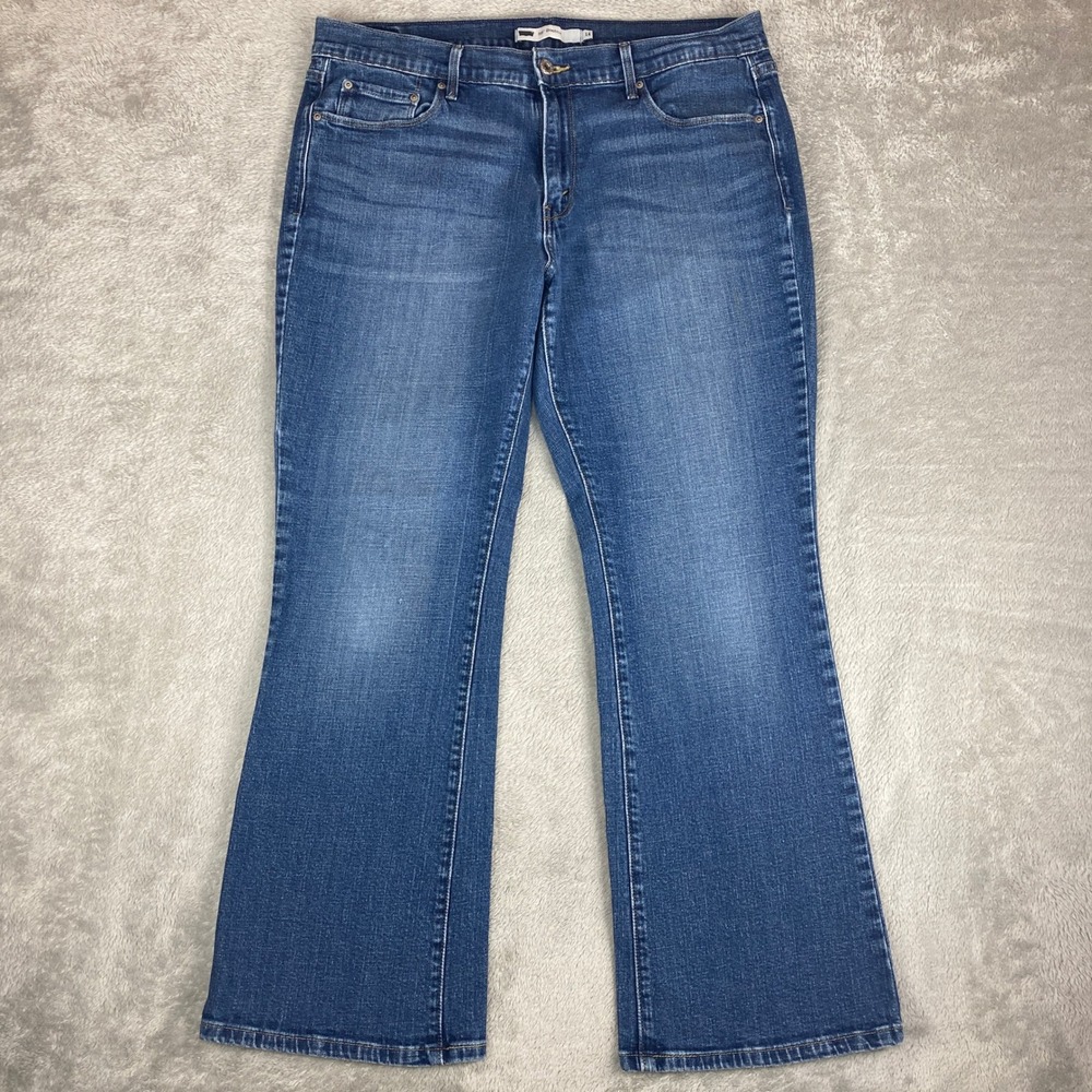 Levi's 515 Bootcut Jeans Womens Size 14 Medium Wash Denim Pants